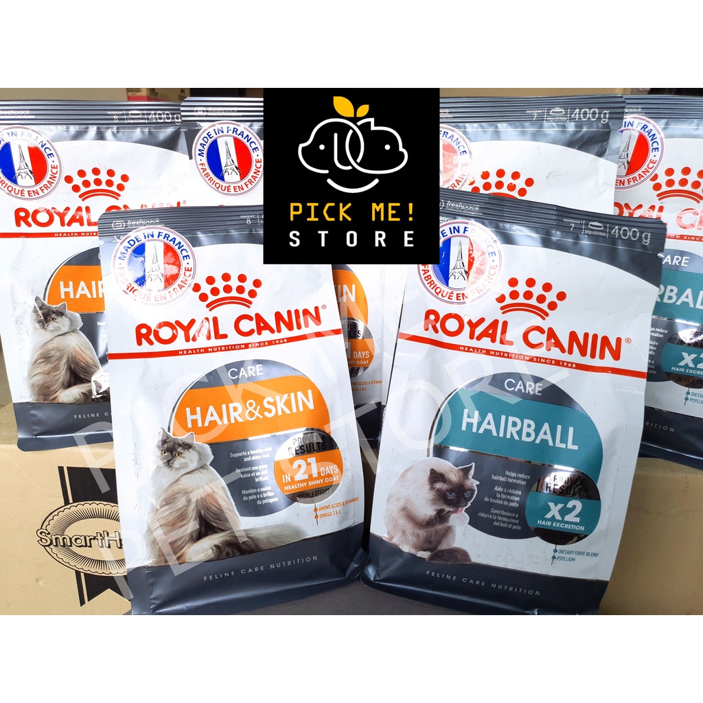 [ CHÍNH HÃNG ] Hạt Royal Canin Hairball Tiêu Búi Lông Cho Mèo 400g 2kg