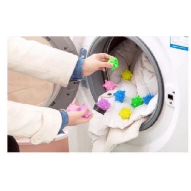 Quả cầu gai hỗ trợ giặt trong máy giặt(1 quả)