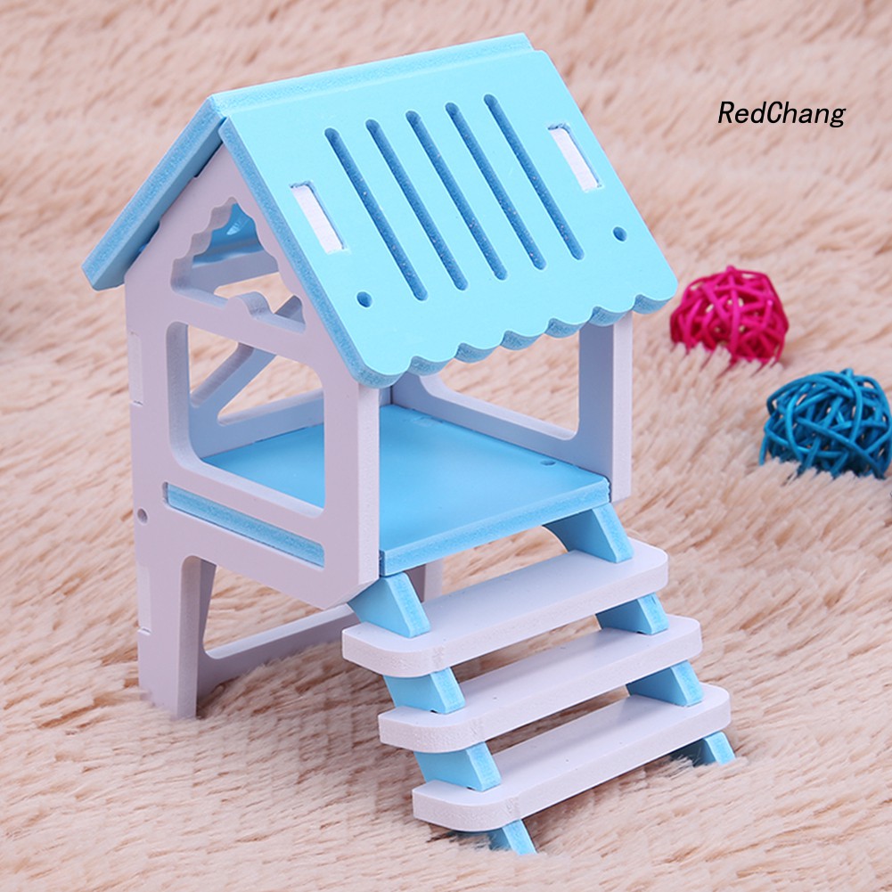 Nhà Gỗ Cho Chuột Hamster Nghỉ Ngơi Và Vui Chơi