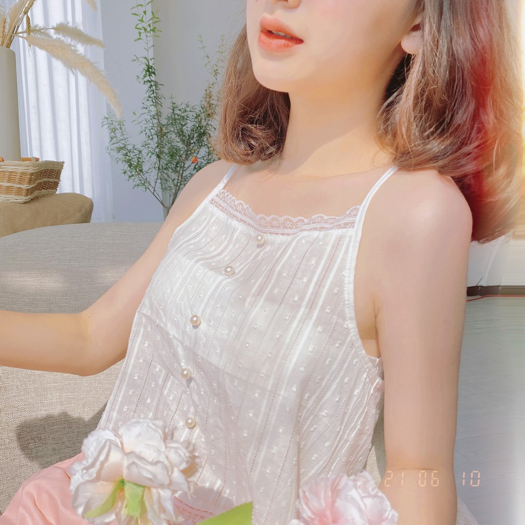 Áo hai dây phong cách Hàn quốc, áo 2 dây ulzzang - Made by Toneontone TOT