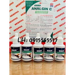 UV NEOLIFE 20mL Men tiêu hoá sống cao cấp cho gà đá, ngừa khó tiêu, chướng hơi, tiêu chảy