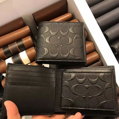 Coach Ví Da Ngắn Thời Trang Dành Cho Nam 74929 74064 74974