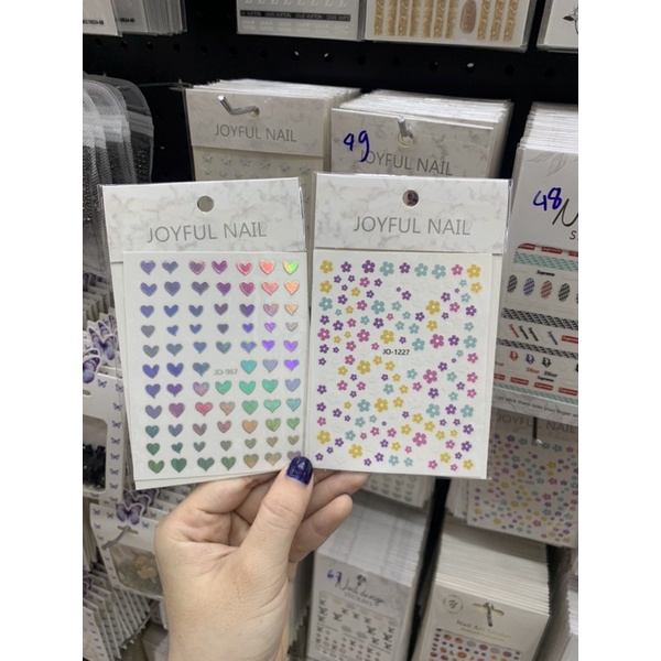 Sticker dán móng óng ánh siêu lấp lánh ⭐️