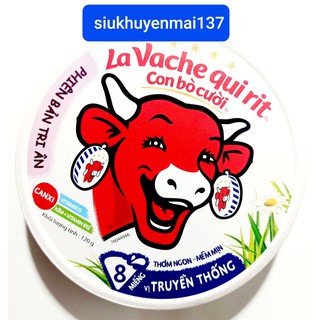 Phô Mai Con Bò Cười 120g,  mẫu mới- vị truyền thống