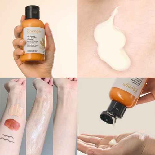 Sữa Rửa Mặt Chiết Xuất Từ Nghệ Hưng Yên Cocoon Hung Yen Turmeric Cleanser