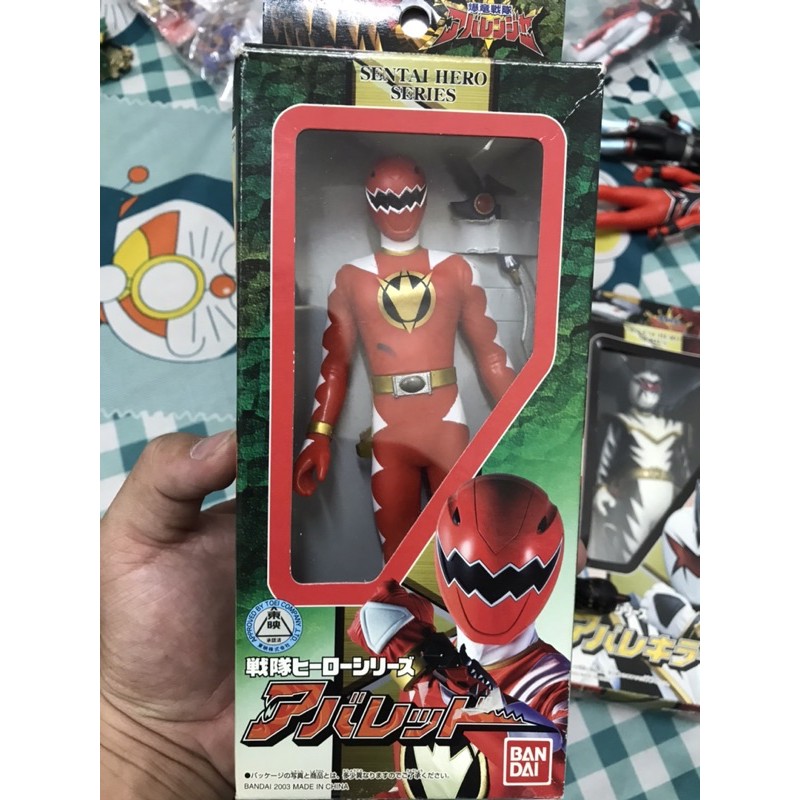 Mô hình nhựa dẻo Siêu nhân Khủng long Sấm sét / Soft vinyl Abaranger