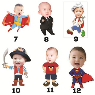 Chibi bé trai [Phụ Kiện trang trí sinh nhật]