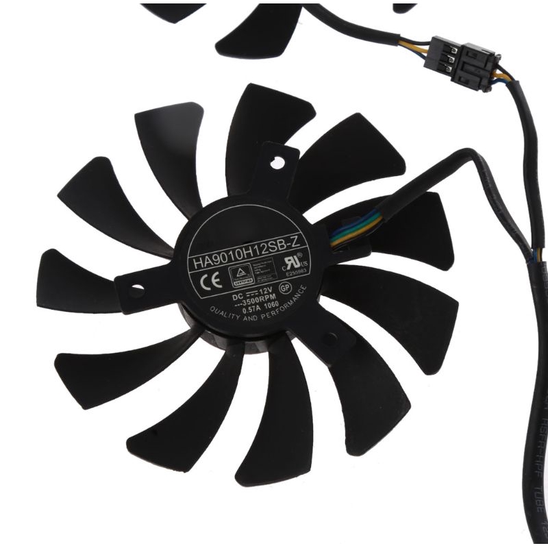 Set 2 quạt tản nhiệt card đồ họa HA9010H12SB-Z 12V 0.57A 3500 Rpm cho MSI GTX960