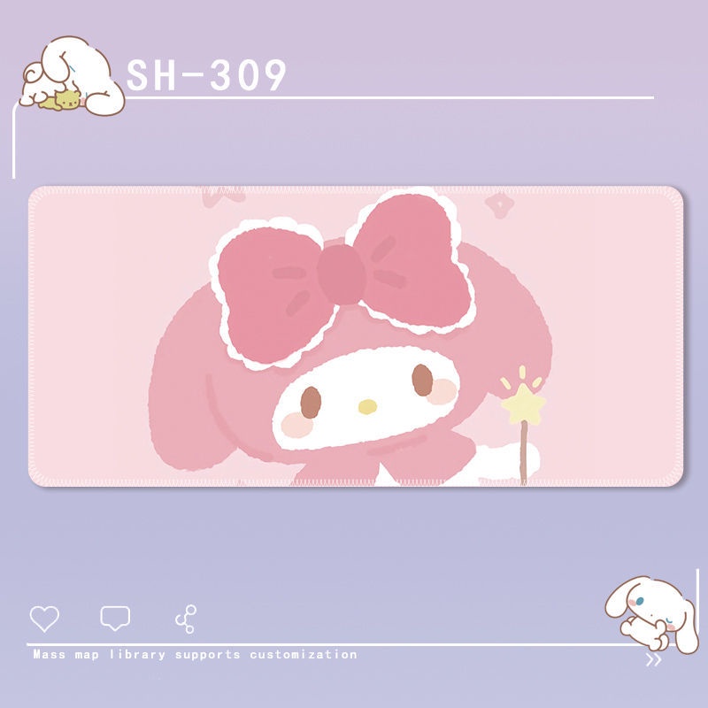 Miếng Lót Chuột Máy Tính sanrio Hình melody / Cún melody / melody / Bàn Phím Máy Tính