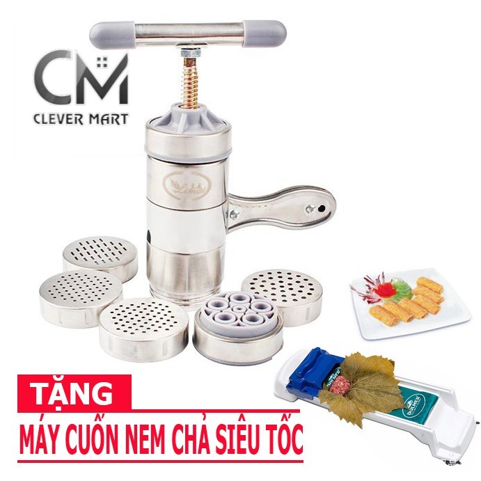 Máy làm bún + Tặng máy cuốn nem