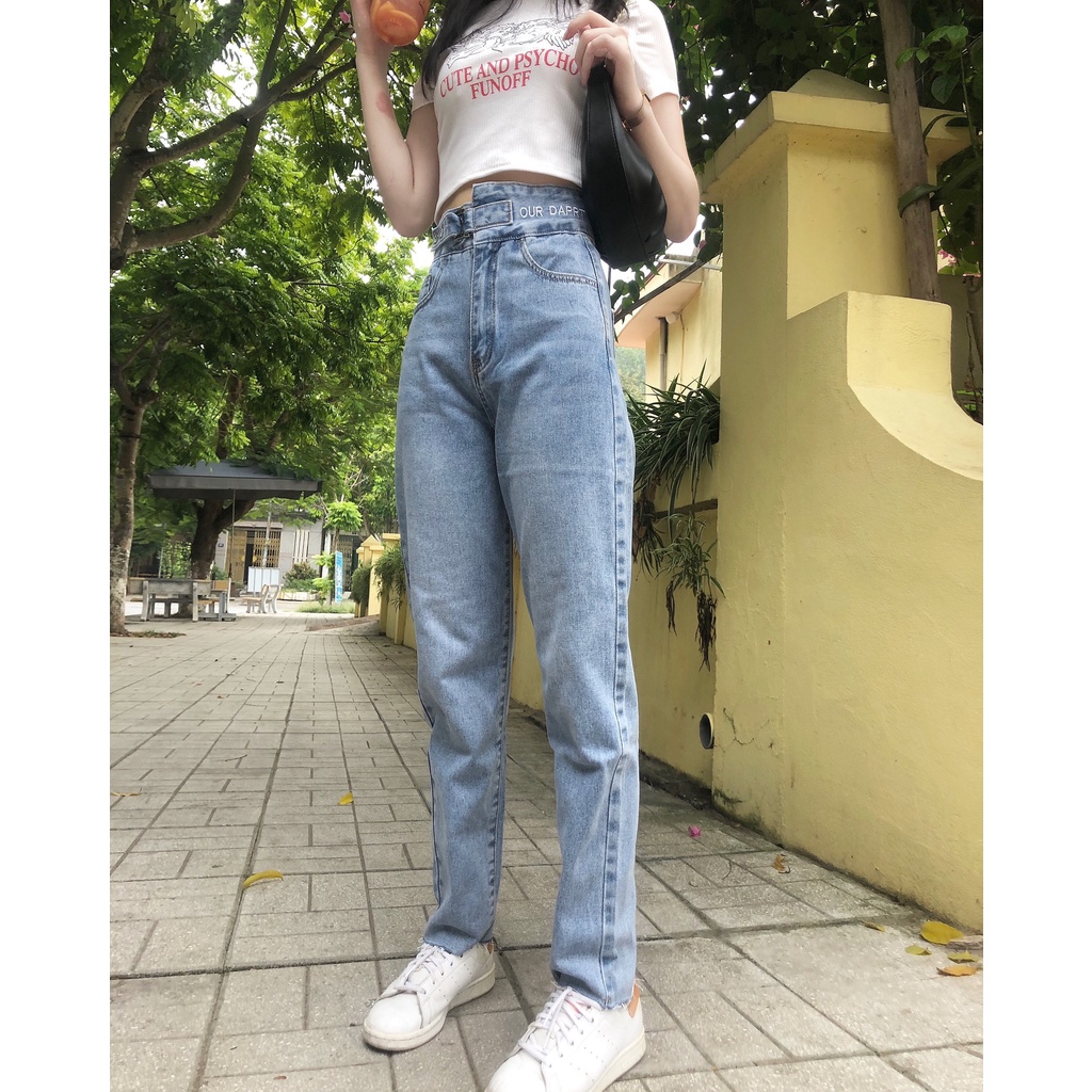 Quần Baggy cắt cấu cạp cao/ M2502