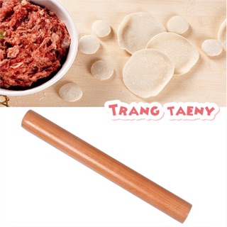 Cán lăn bột gỗ trơn 30cm