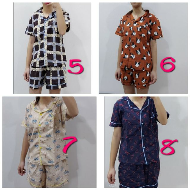 Bộ Pijama cộc kate loại 1