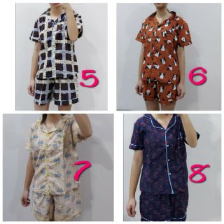 Bộ Pijama cộc kate loại 1