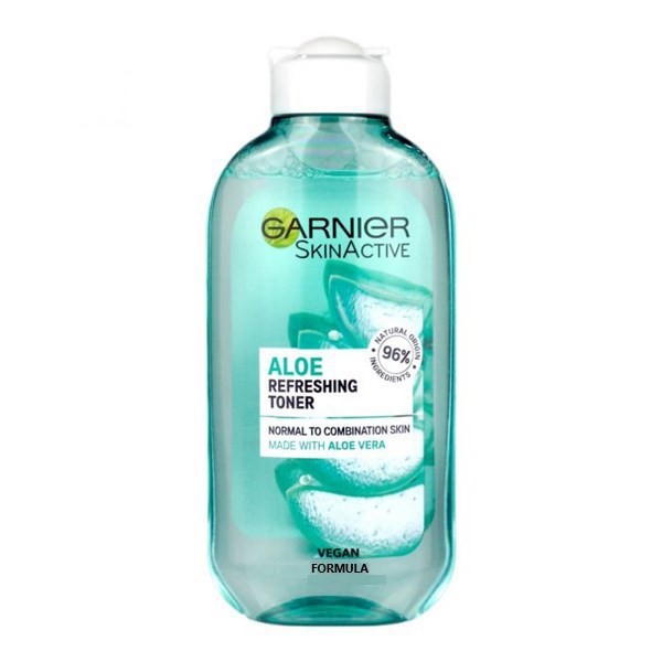 [TOP 1 SHOPEE] Nước hoa hồng Garnier Skinactive Aloe Refreshing / Rose Soothing Toner 200ml (Bill Anh)