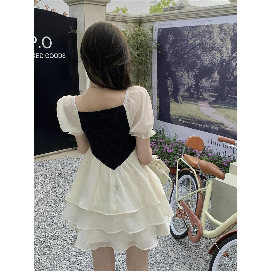 Đầm Công Chúa Tay Phồng Thiết Kế Mới Xinh Xắn Thời Trang