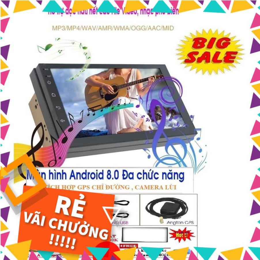 Màn hình cảm ứng 7 inch-Màn hình android Wifi,GPS  đa chức năng, sử dụng Tiếng Việt