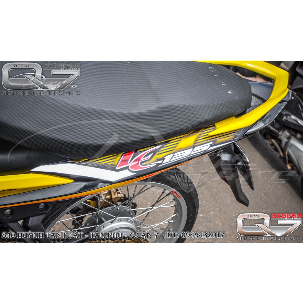 TEM RỜI EXCITER 2011 LC VÀNG ĐEN