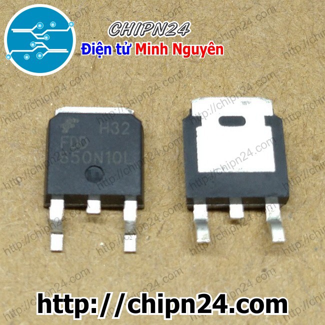 [2 CON] (SOP) Mosfet Dán 850N10 TO-252 15.7A 100V Kênh N (SMD Dán) (FDD850N10 FDD 850N10)