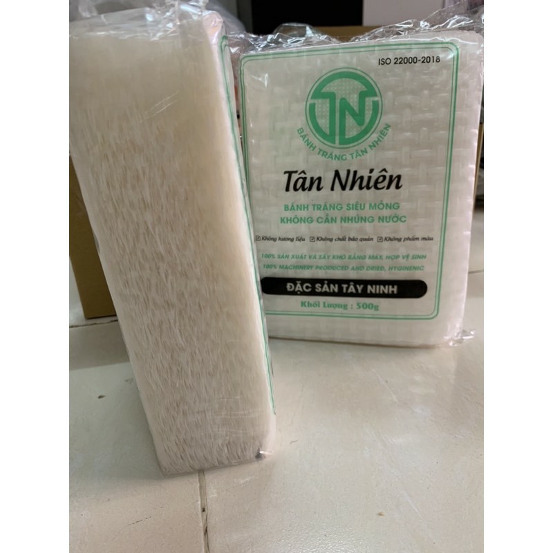 0.5kg bánh tráng mỏng cuốn rau sống thịt luột - chính gốc Tây Ninh