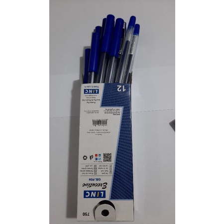 Combo 1 hộp bút gel LinC Executive. Bút nước nét nhỏ.