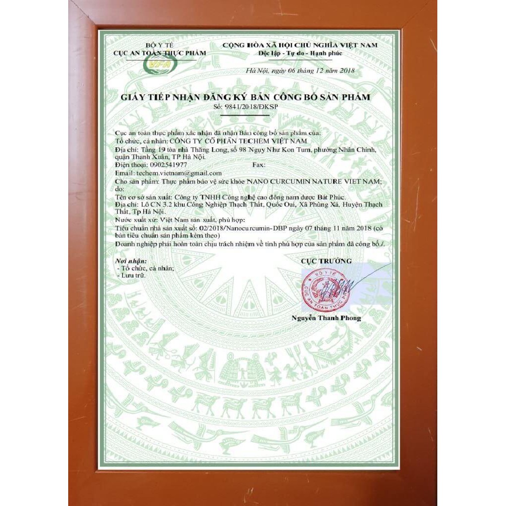 Nano Curcumin  - Viện Hàn lâm Khoa học Công Nghệ Việt Nam -  thương hiệu Nature Việt Nam - HECA Khỏe Đẹp | BigBuy360 - bigbuy360.vn