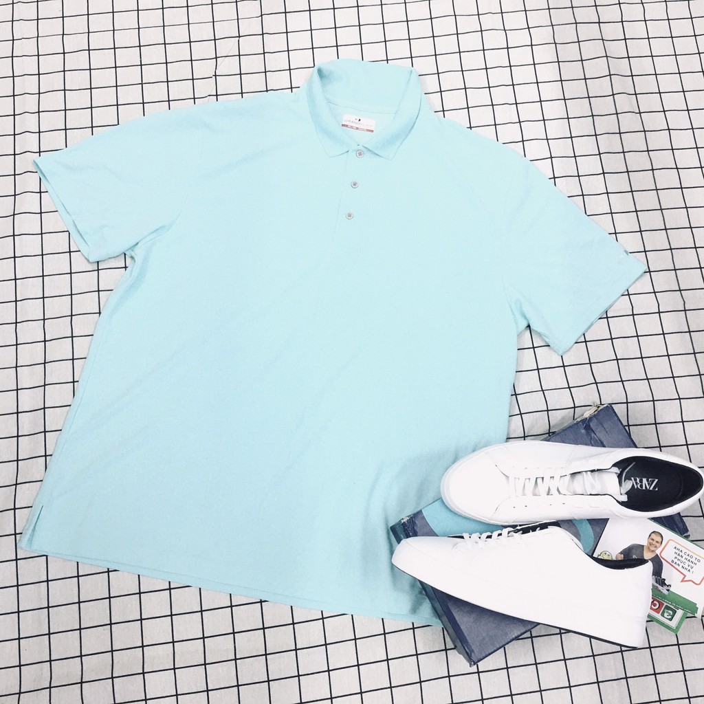 Áo Polo Cao Cấp Màu Xanh Ngọc Big Size 3XL-4XL-5XL-6XL