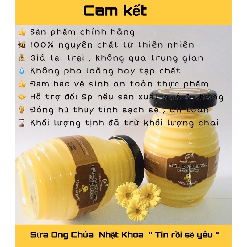 Sữa ong chúa 100% nguyên chất, có kiểm định ATTP