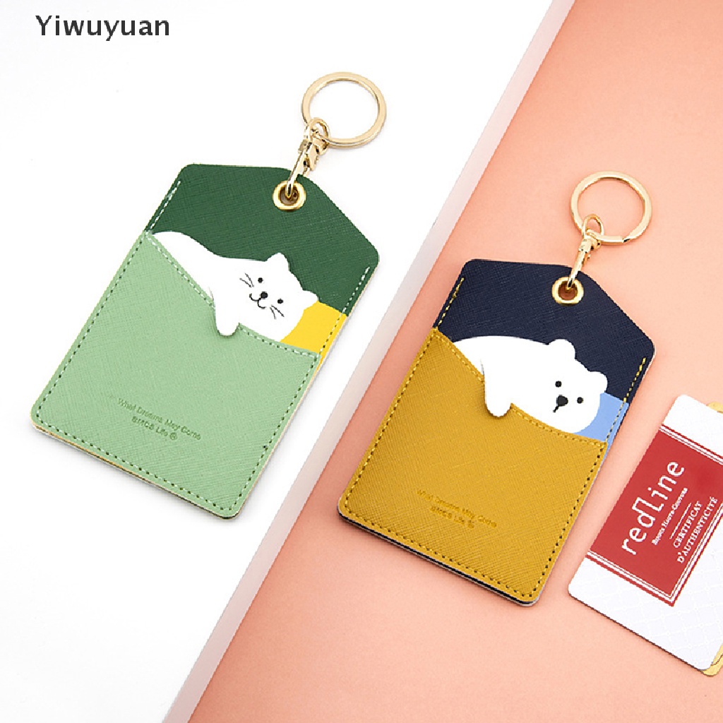 Bao Đựng Thẻ Id Xe Buýt Đựng Thẻ Ngân Hàng Kiểu Dáng Thời Trang Dễ Thương Có Móc Khóa Dành Cho Nam Và Nữ