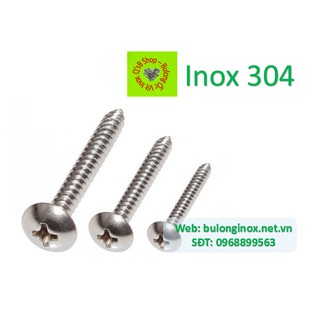 Vít gỗ đầu dù inox DIN 7981C , vít gỗ đầu dù, inox 304, ốc đầu dù 4 cạnh