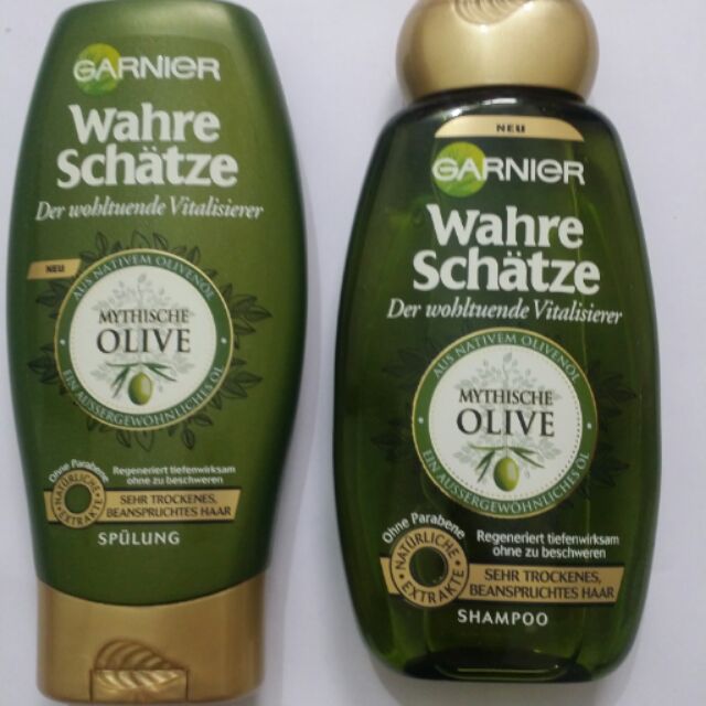 COMBO Dầu Gội + Xả OLIVE Garnier 