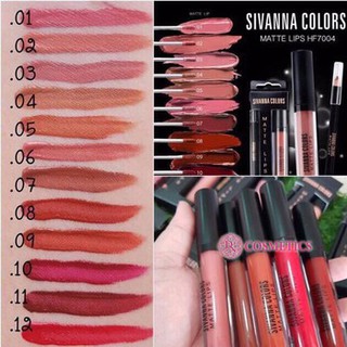 Hf7004 son kem lì sivanna matte lip hf7004 kèm chì kẻ môi