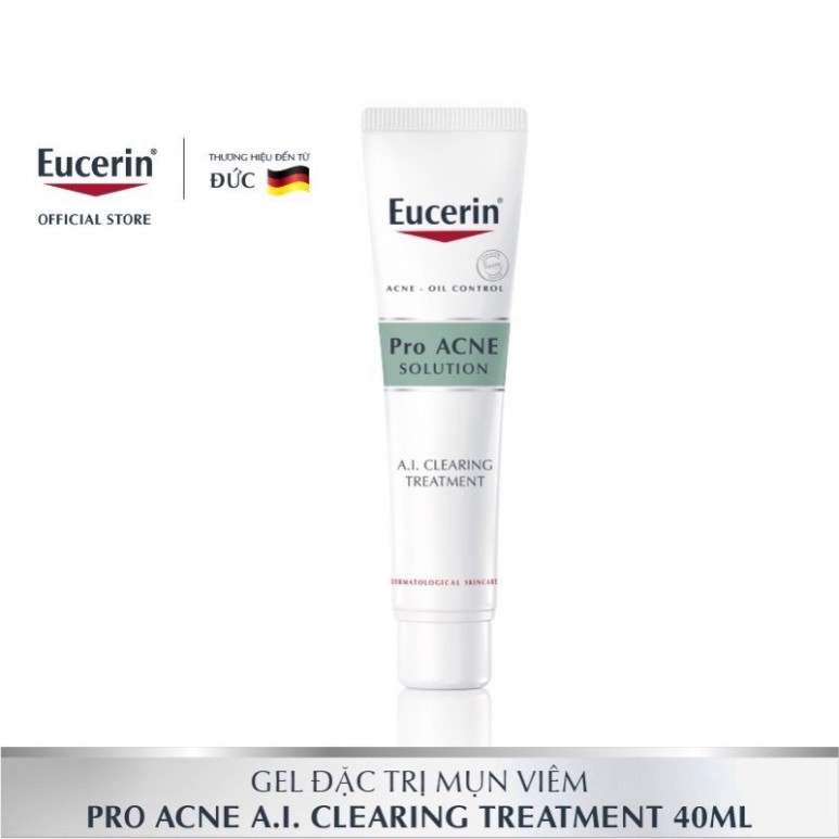 Eucerin Tinh Chất Giảm Mụn Sau 1 Tuần ProAcne AI Clearing Treatment 40ml