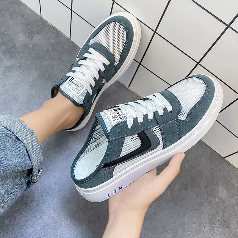 Giày Lười Vải Canvas Thoáng Khí Thời Trang Mùa Hè Phong Cách Hàn Quốc Cho Nam Size 39-44 6262 | BigBuy360 - bigbuy360.vn