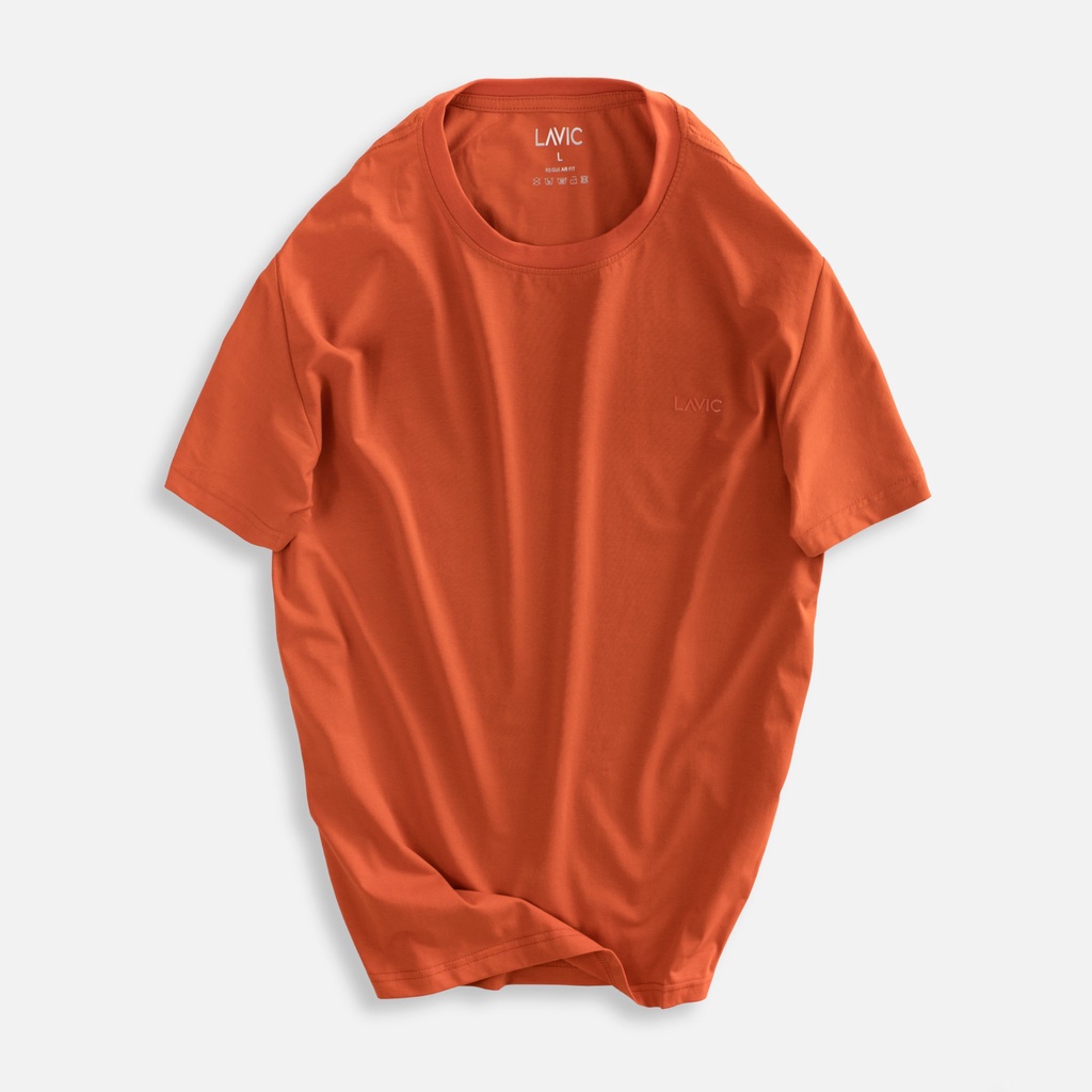 [MẪU MỚI] Áo thun nam cotton mềm mại cổ tròn trơn LAVIC LV2010
