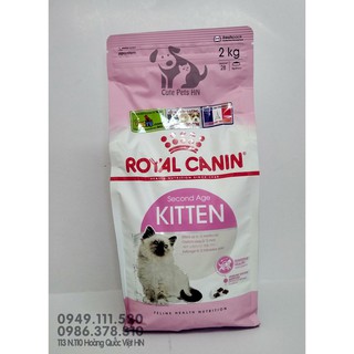 Royal Canin Kitten 36 2KG - Thức ăn khô dành cho mèo con từ 4-12 tháng tuổi - Cutepets