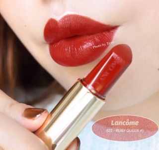 (cao cấp) Son Lancome L’absolu Rouge Ruby Cream 02 Ruby Queen Limted Edition 2019