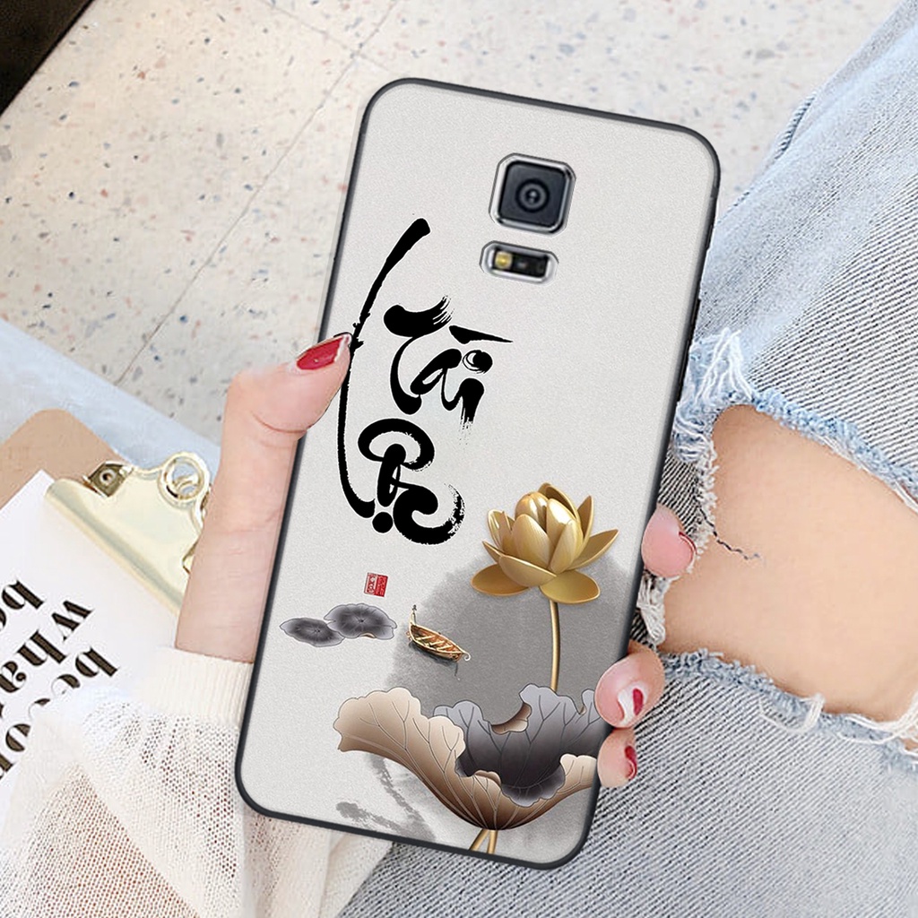 Ốp lưng Samsung Galaxy S5 in hình chữ tài chữ lộc, Cha Mẹ, bình an SIÊU ĐẸP