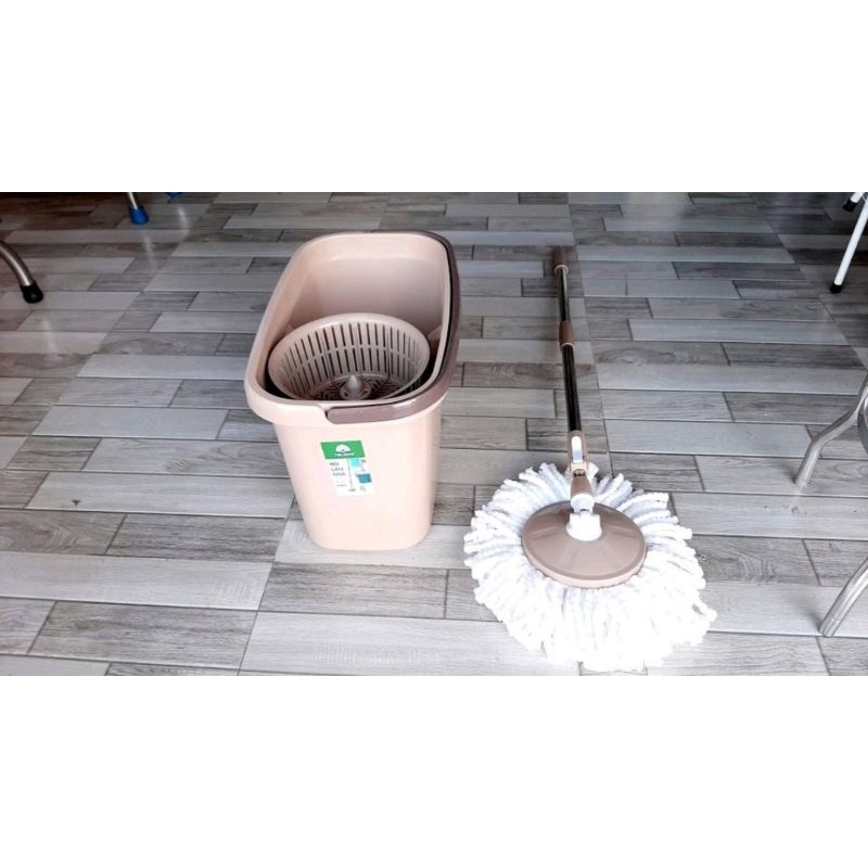 Bộ thùng lau nhà xoay 360 Talopa