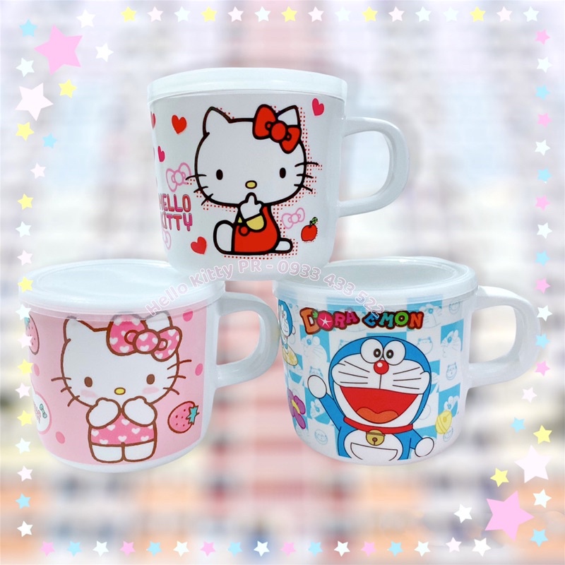 Ca ly có nắp Hello Kitty - Doremon Doraemon