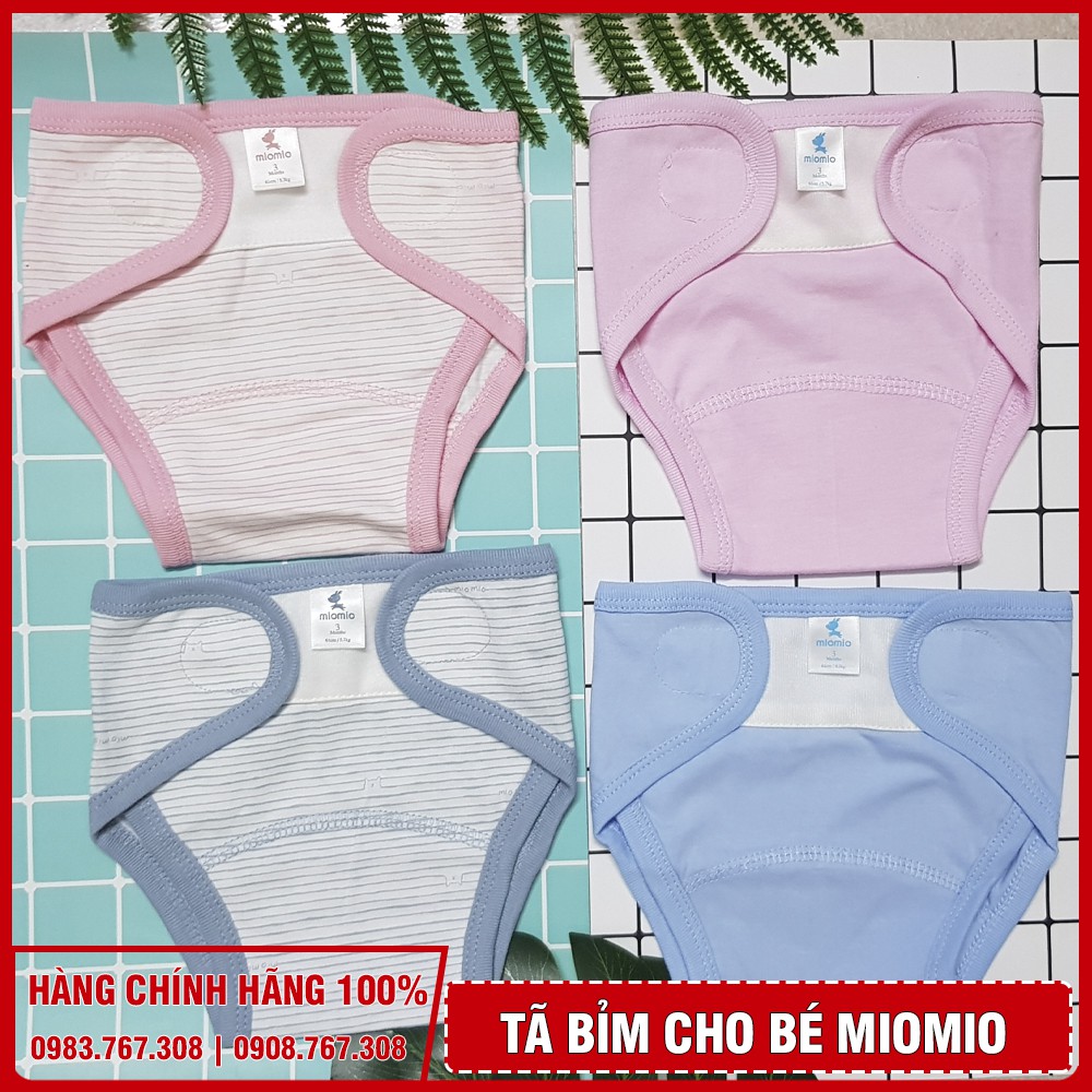 Tã Dán MioMio Màu Trơn 1M - 3M - Quần Đóng Bỉm Mio Mio Màu Xanh - Hồng Cho Bé