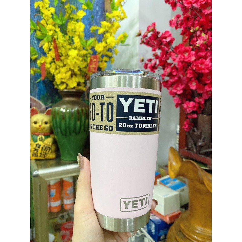 Ly Giữ Nhiệt YETI 20oz (600ml) Thép Không Gỉ Cao Cấp - Bill nhập Mỹ