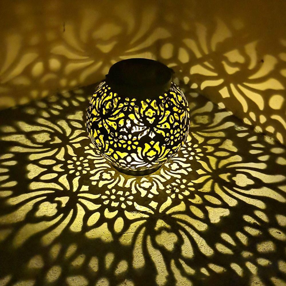 MOCHO Lồng Đèn Treo Bằng Sắt Hình Cầu Nghệ Thuật Dùng Trang Trí Sân Vườn