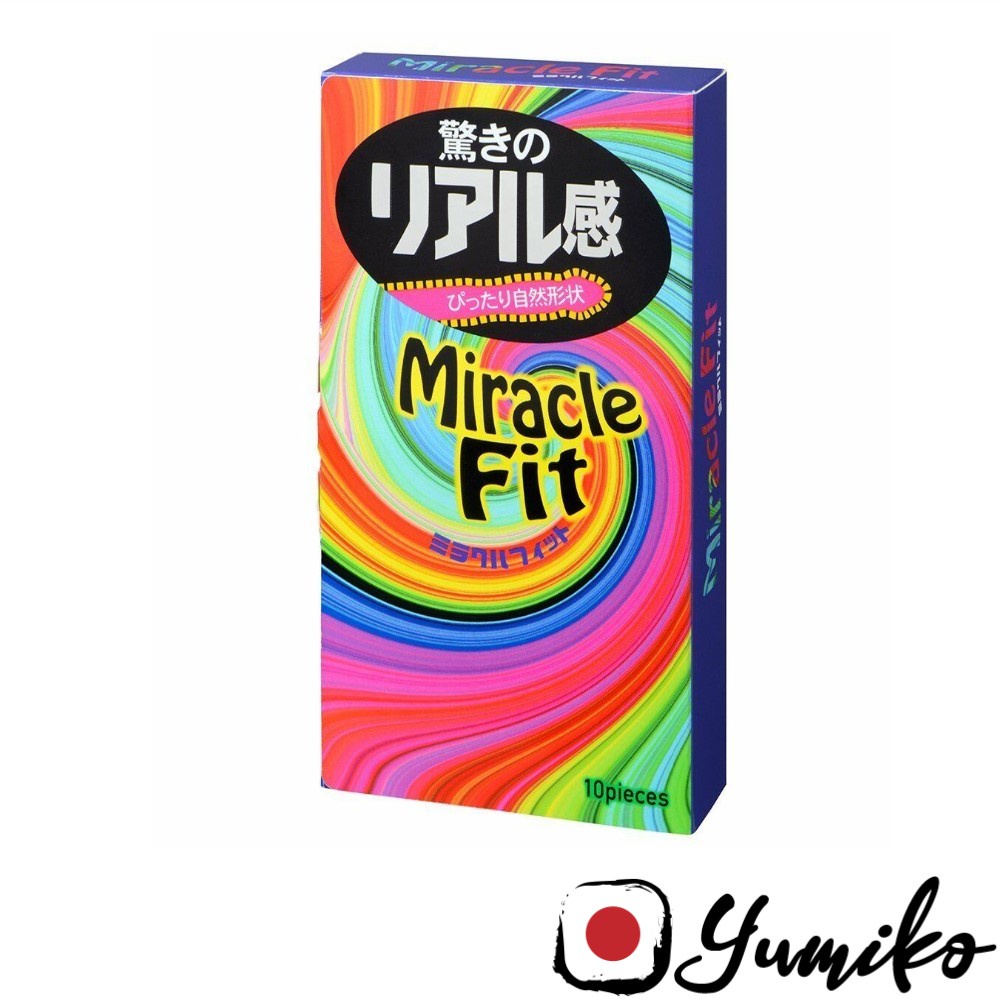 Bao cao su siêu mỏng size nhỏ 49mm hương trái cây SAGAMI MIRACLE FIT, bcs xuất xứ Nhật bản, hộp 10 bao