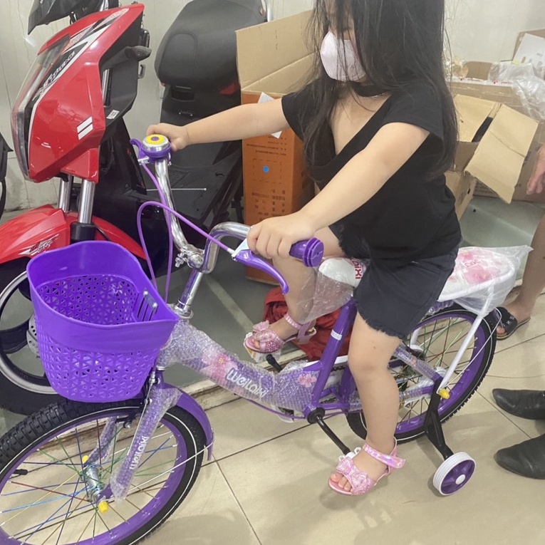 Xe đạp trẻ em Weilaixi beauty xe đạp cho bé 2 tuổi đến 12 tuổi   [CHÍNH HÃNG]