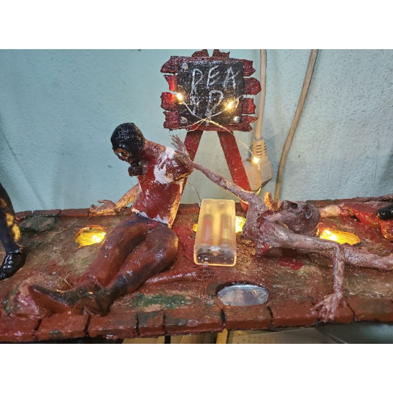 Mô hình walking dead. rick và negan