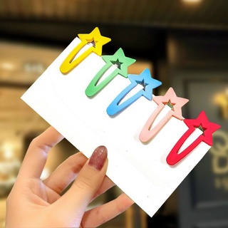 COMBO 5 Kẹp tóc bấm màu trơn lì mẫu mới
