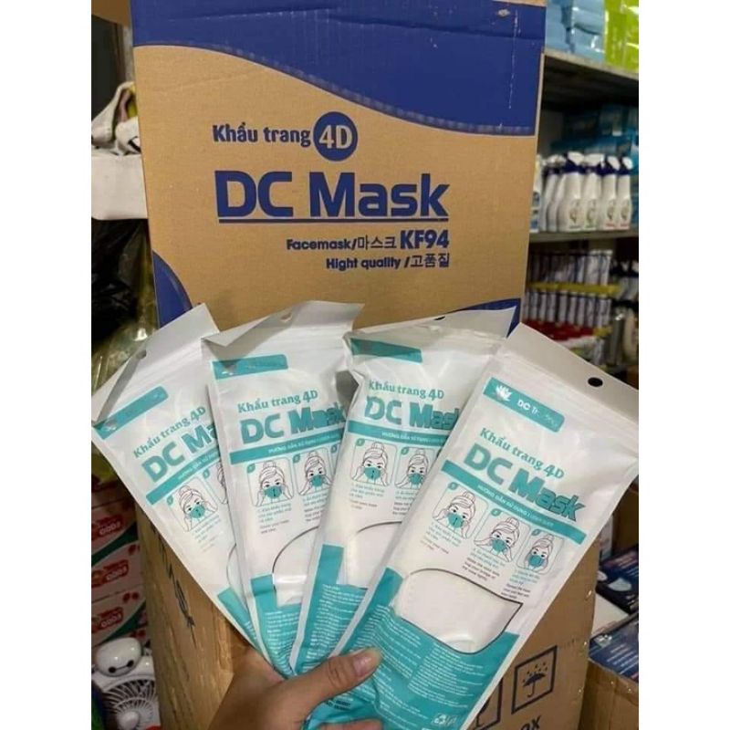Khẩu trang 4D KF94 thương hiệu DC mask kháng khuẩn chính hãng | BigBuy360 - bigbuy360.vn