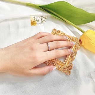 Nhẫn bạc 925 hoạ tiết hình lục giác ĐôBi