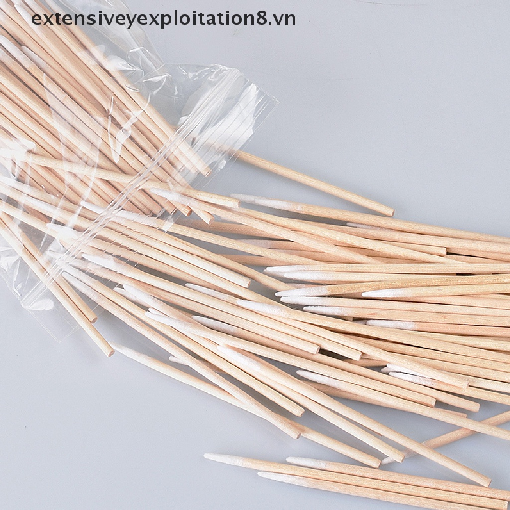 [Hàng mới về] 100 Tăm bông cotton đầu nhỏ dùng để vệ sinh lỗ sạc tai nghe an toàn sức khỏe người tiêu dùng